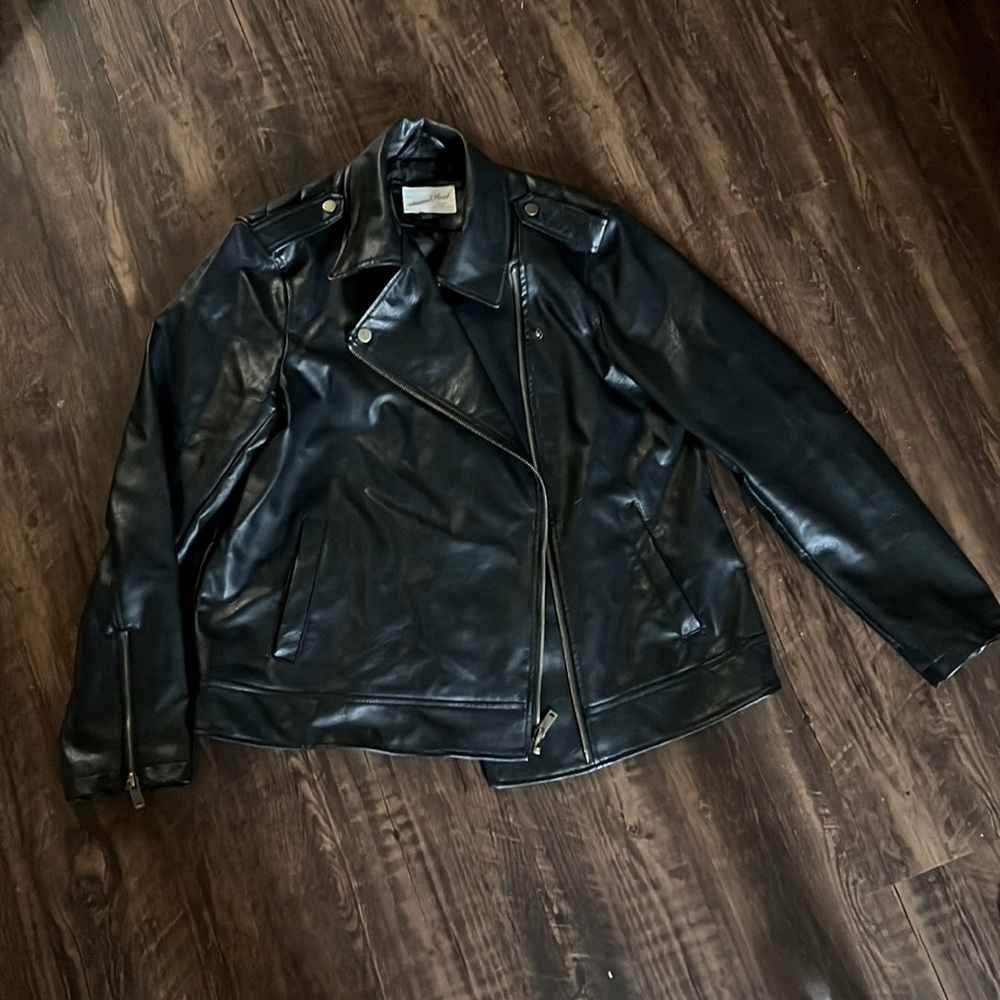 Faux Leather Jacket